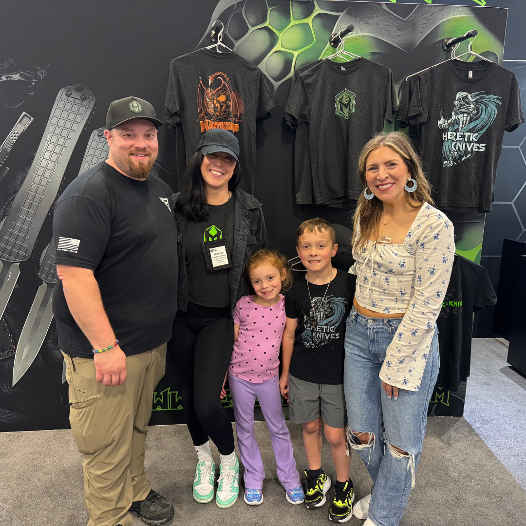 LeNeigh and the Heretic Team at Blade Show Texas