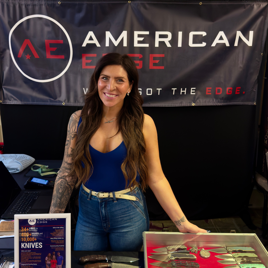 American Edge Knives booth at CCKS 2026